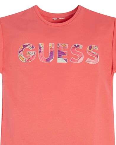 Παιδικό Κοντομάνικο Φόρεμα Guess - Stretch Baby Terry