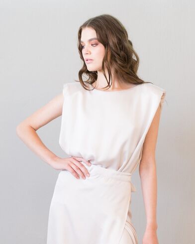 Γυναικεία Αμάνικη Μπλούζα Collectiva Noir - Tear