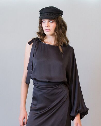 Γυναικεία Μπλούζα με Ένα Μανίκι Collectiva Noir - Karen