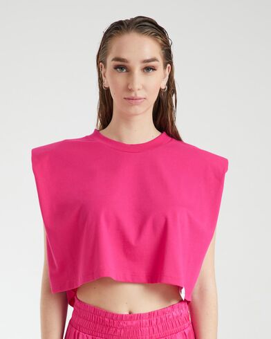 4 Tailors - Rhea Cropped T-Shirt 