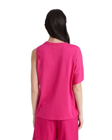 Γυναικεία Κοντομάνικη Μπλούζα 4 Tailors - Assymetron