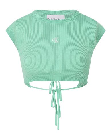 Calvin Klein - Open Back Tied Knitted Top 