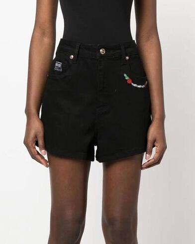 Versace Jeans Couture - Bis Ric Fb Roses D Str Rinse Shorts 