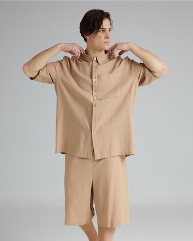 Ανδρικό Κοντομάνικο Πουκάμισο 4 Tailors - Trail