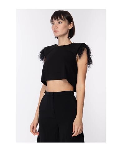 Γυναικεία Κοντομάνικη Μπλούζα Patrizia Pepe - 1491