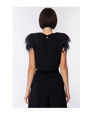 Γυναικεία Κοντομάνικη Μπλούζα Patrizia Pepe - 1491