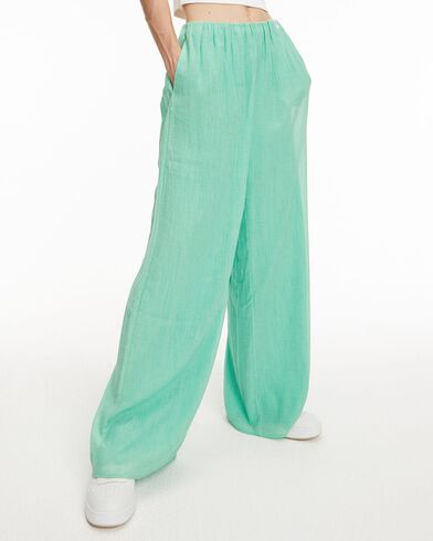 Γυναικείο Παντελόνι Calvin Klein - Crinkle Long