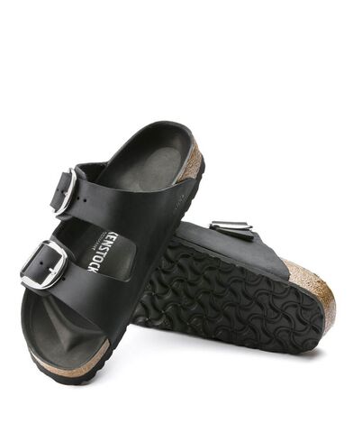 Γυναικεία Σανδάλια Birkenstock - Bs Classic Arizona Big Buckle Leoi Black