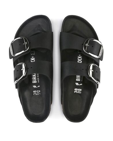 Γυναικεία Σανδάλια Birkenstock - Bs Classic Arizona Big Buckle Leoi Black