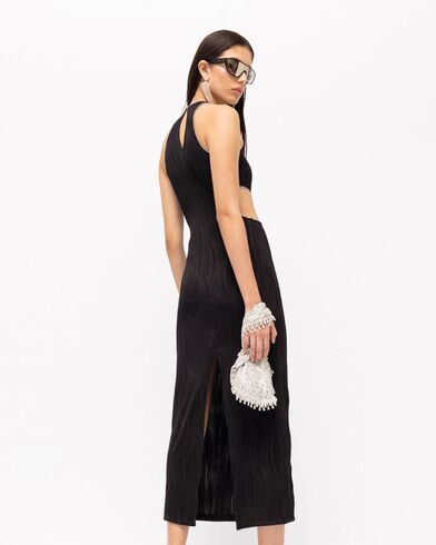 Mallory The label - Luna Sleeveless Lingerie Dress With Waist Cut Out &amp; Silver Details 