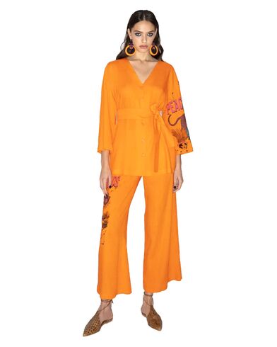 Γυναικείο Παντελόνι Peace And Chaos - Tangerine