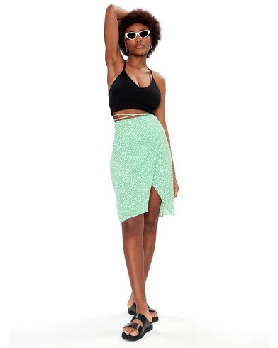 Calvin Klein - Tie Detail Midi Skirt 