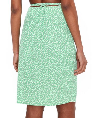 Calvin Klein - Tie Detail Midi Skirt 