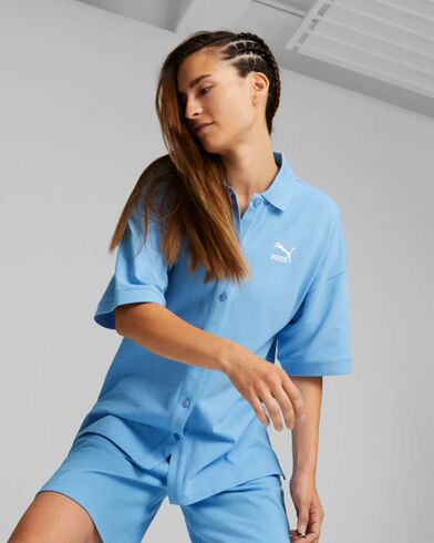 Γυναικείο Κοντομάνικο Πουκάμισο Puma - Classics