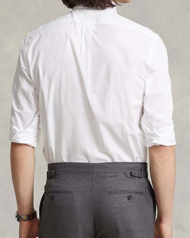 Men Shirt Polo Ralph Lauren Cubdppcs-Long Sleeve-Sport Shirt 710867364002 100 white 