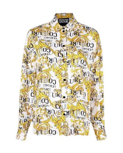 Women Shirt Versace Jeans Couture 74Hal211Ns219 74Dp211 Twill Vi Print Logo Couture 74HAL211NS219 g0