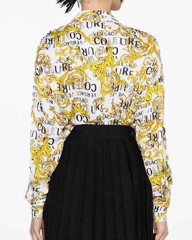 Women Shirt Versace Jeans Couture 74Hal211Ns219 74Dp211 Twill Vi Print Logo Couture 74HAL211NS219 g0