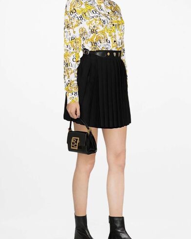 Women Shirt Versace Jeans Couture 74Hal211Ns219 74Dp211 Twill Vi Print Logo Couture 74HAL211NS219 g0