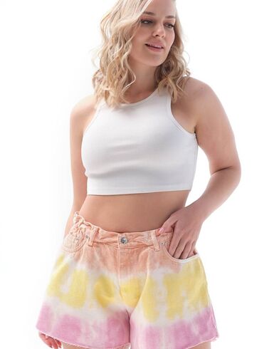 No Thinkin - Denim Shorts Penelope Super High Rise Sustainable