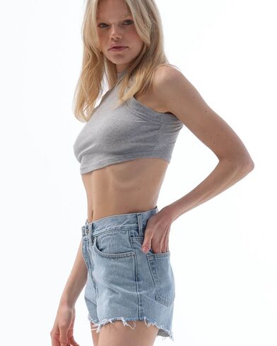 No Thinkin - Denim Shorts Fran High Rise