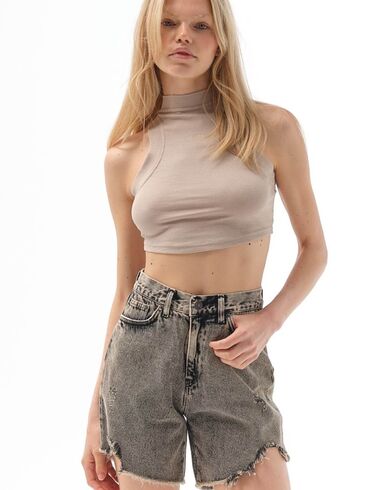 Γυναικείο Σορτς No Thinkin - Denim Fran