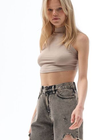 Γυναικείο Σορτς No Thinkin - Denim Fran