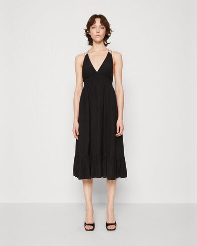 Scotch &amp; Soda - Smock Waistband Maxi Dress 