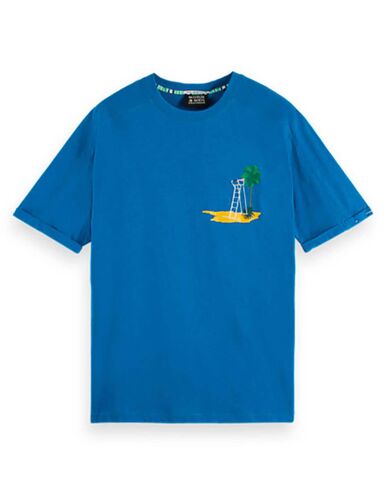 Ανδρική Κοντομάνικη Μπλούζα Scotch &amp; Soda - Sporty Artwork