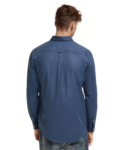 Ανδρικό Μακρυμάνικο Πουκάμισο Scotch & Soda - Essential Solid Oxford