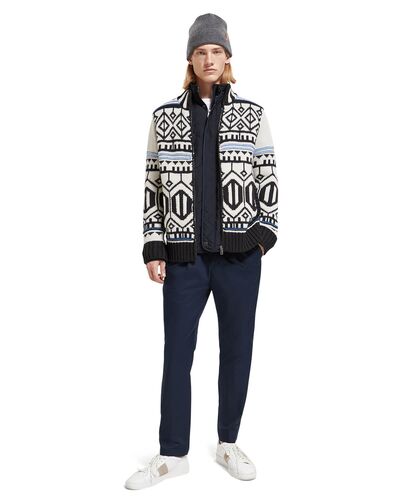 Ανδρική Ζακέτα Jacket Scotch & Soda - Chunky Zip-Thru