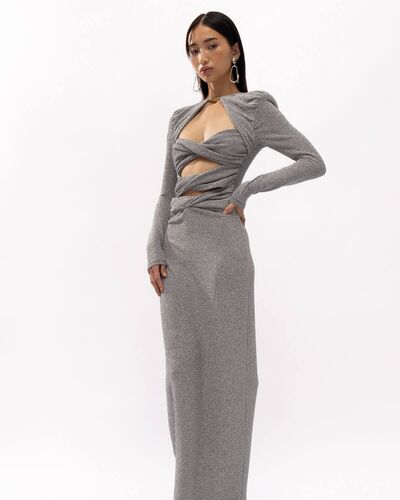 Γυναικείο Maxi Φόρεμα Mallory The label - Python