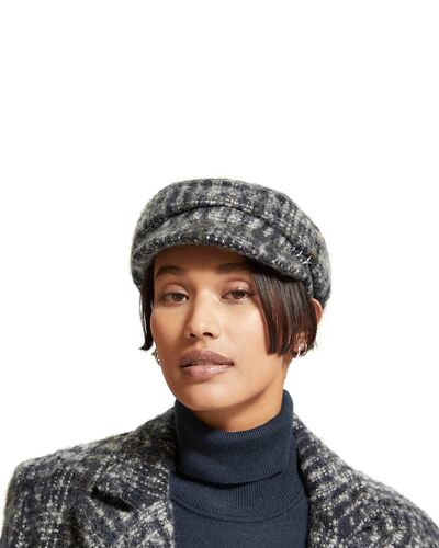 Scotch &amp; Soda - Baker Boy Blu Check Hat