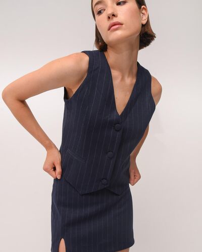 Γυναικεία Mini Φούστα SunSetGo - Milana Stripped