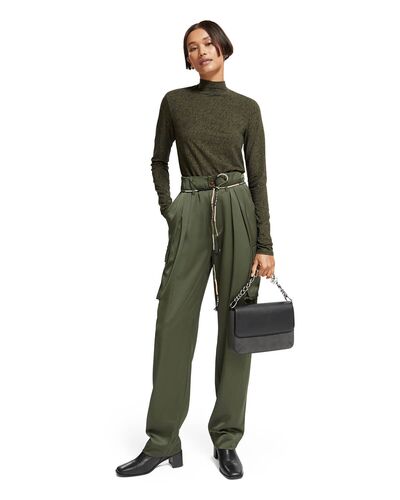 Γυναικεία Μακρυμάνικη Μπλούζα Scotch &amp; Soda - All Over Printed Mockneck