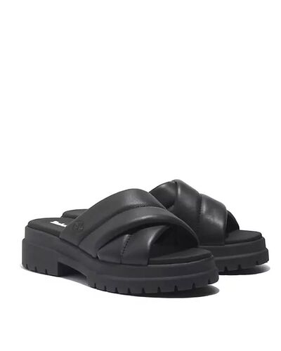 Women Sandals Timberland London Vibe Slide Full Grain TB0A63QZW021 001 black  