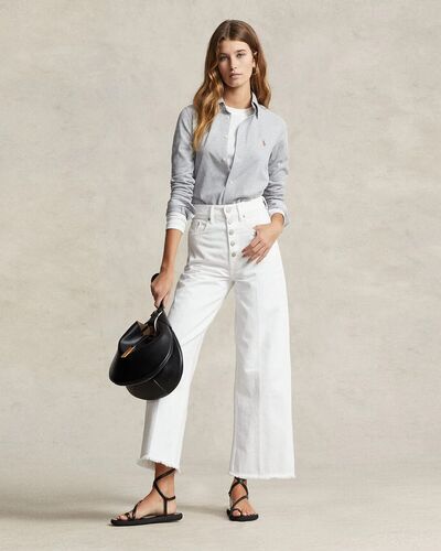 Γυναικείο Παντελόνι Polo Ralph Lauren - Hr Wide Crop-Standard