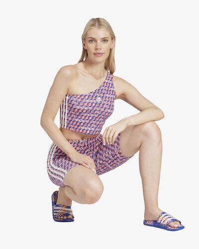 Γυναικεία Crop Μπλούζα Adidas - Farm