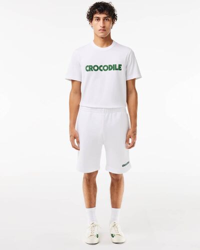 Ανδρικό Σορτς Lacoste - Embroidered Slogan Fleece