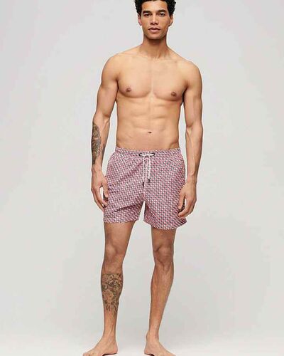 Ανδρικό Μαγιό Superdry - D4 Stud Printed 15"