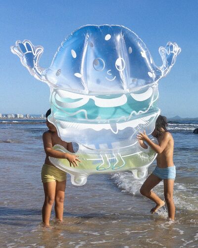 Παιδικό Φουσκωτό Στρώμα Θαλάσσης Sunnylife - Kids Lie-On Burger Boy The Sea Kids