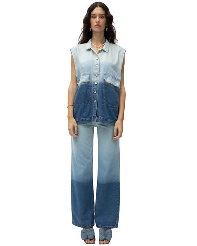 Γυναικείο Τζιν Γιλέκο Mallory The label - Tupac Jean