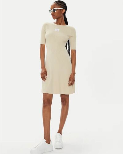 Γυναικείο Κοντομάνικο Φόρεμα Calvin Klein - Woven Label