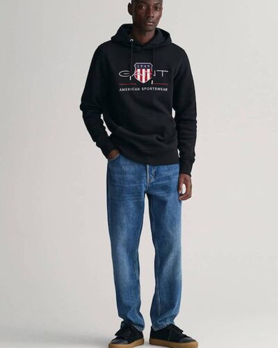 Ανδρική  Μπλούζα Φούτερ με Κουκούλα Gant - 7082