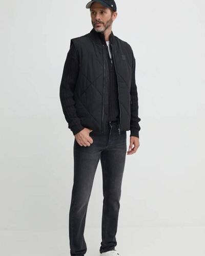 Ανδρική Μπλούζα Πουλόβερ Calvin Klein - Linear Half Zip