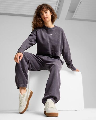 Puma - Dare To Gym2K Relaxed Washed Crew Tr  