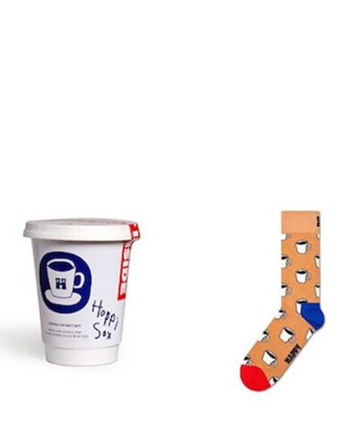Ανδρικές Κάλτσες Happy Socks - 1-Pack Coffee Cup Gift Set