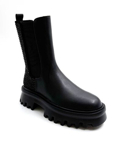 Γυναικεία Μποτάκια Favela - Cuffed Blk