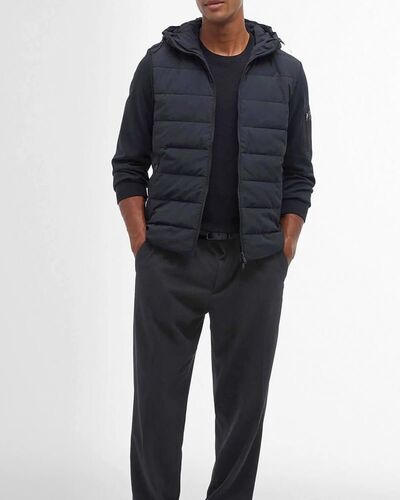 Ανδρικό Jacket Barbour - International Stanley Hooded Quilted Sweat MQS0064 bk11