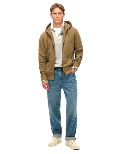 Ανδρική Ζακέτα με Κουκούλα Superdry - D2 Ovin Contrast Stitch Relax Zip