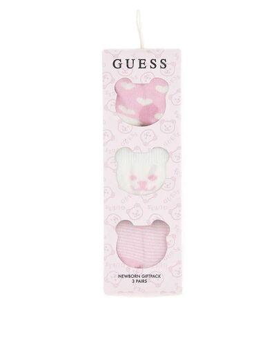 Παιδικές Κάλτσες Guess - Set 3Pcs Socks Pair - Stretch Cotton Blend Yarn